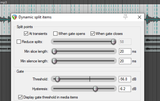 Dynamic Splitting - Remove Silent Passages screenshot