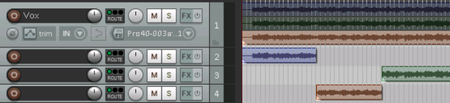 Exploding Takes to Multiple Tracks screenshot