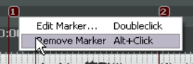 Removing Markers screenshot
